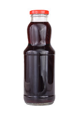 Image showing Bottle of juice isolated on white background 