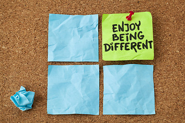 Image showing enjoy being different