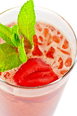 Image showing strawberry cold tea