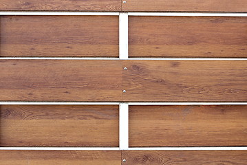 Image showing textured wooden fence