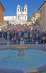 Image showing Rome, Piazza di Spagna