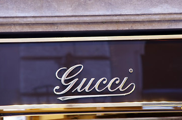 Image showing Gucci luxury shop