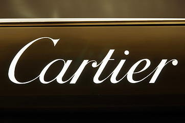 Image showing Cartier luxury shop