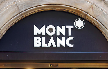 Image showing Montblanc luxury brand