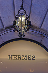 Image showing Hermes fashion store