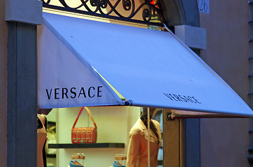 Image showing Versace boutique