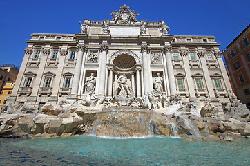 Image showing Trevi fountain