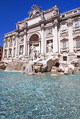 Image showing Trevi fountain