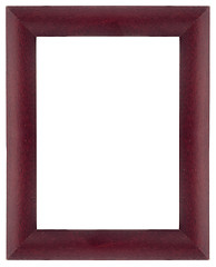 Image showing Pink wooden frame 
