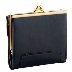 Image showing Black Leather Purse 