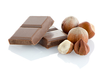 Image showing Chocolate parts