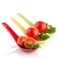 Image showing Cherry tomatoes