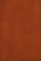 Image showing Orange leather background 