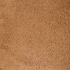 Image showing Brown leather texture closeup