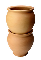 Image showing two pots