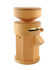 Image showing Wooden electric mill