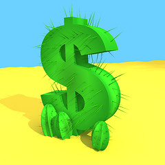 Image showing Dollar Cactus