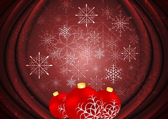 Image showing Abstract X-mas background. Vector illustration