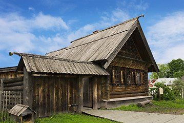 Image showing Russian peasant house of the nineteenth century