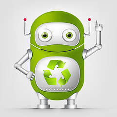 Image showing Green Robot