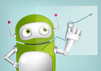 Image showing Green Robot