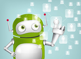 Image showing Green Robot