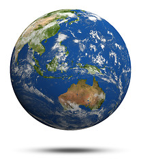 Image showing Australia and oceania