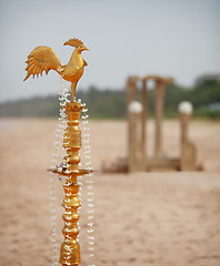 Image showing Ritual decorations for traditional Sri Lankan wedding