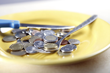 Image showing Money for eat