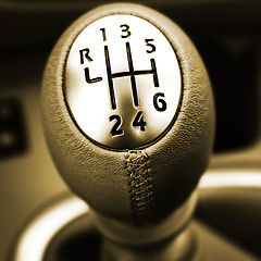 Image showing Gear lever