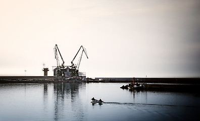 Image showing Sailing boats