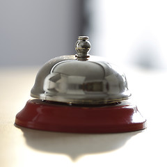 Image showing Close up photo of a bell 