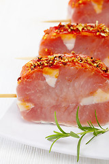 Image showing fresh raw pork meat