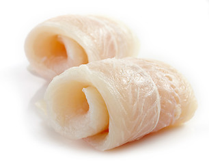 Image showing fresh raw fish fillet