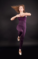 Image showing young beautiful dancer
