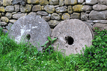 Image showing Two Millstones