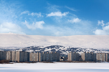Image showing City in Harsh Winter Climate