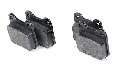 Image showing A Set of Disc Brake Pads Isolated