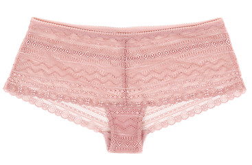 Image showing beige lace panties for women