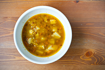 Image showing bowl with soup