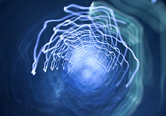 Image showing chaotic abstract blue background