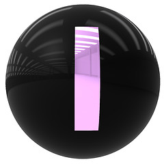 Image showing ball with the letter I