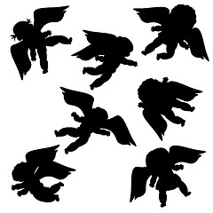 Image showing Flying angels