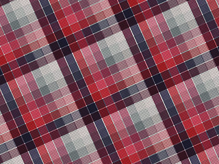 Image showing Plaid fabric texture