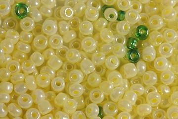 Image showing Beads dairy and yellow