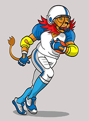 Image showing Lion - football player