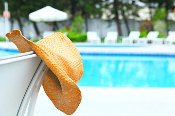 Image showing Swimming pool in resort 