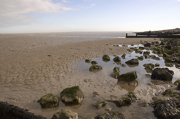 Image showing Rocks on the beach