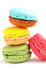 Image showing Colorful macaron 