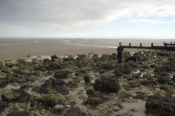 Image showing Boy on the beach